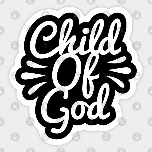 Child Of God Sticker by Dojaja